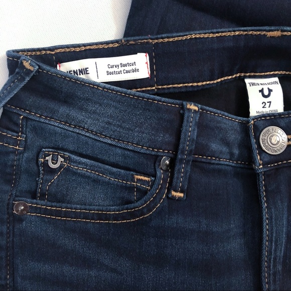 NWT True Religion Jennie Curvy Bootcut Jean - Picture 6 of 9